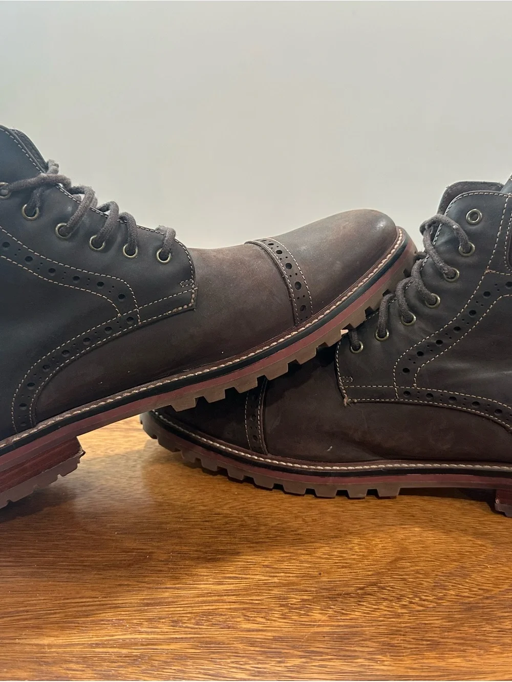 Warfield & Grand Presidio Cap Toe Brown Leather Dress Boots Men’s Sz 11.5 113806